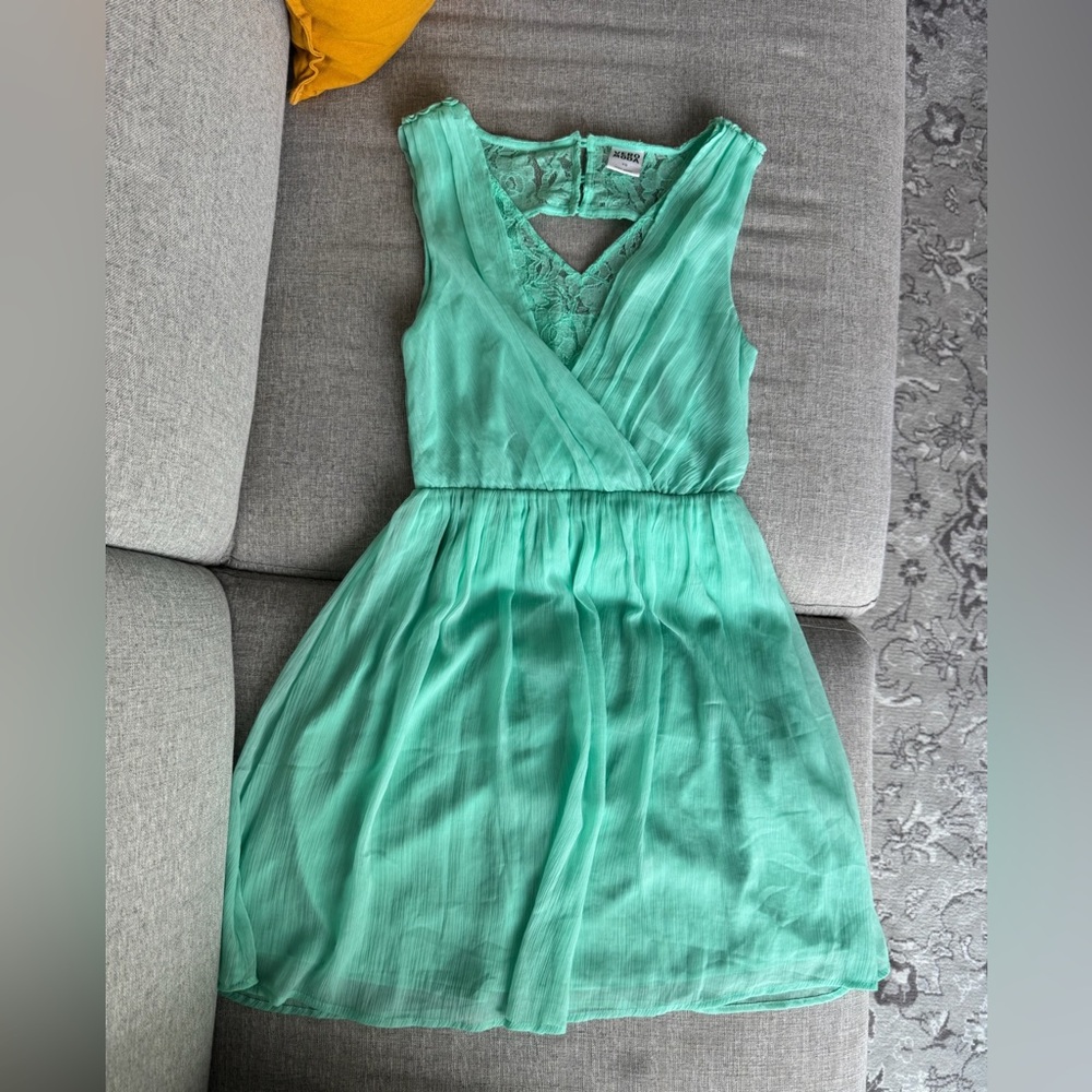 Vero Moda Teal Backless Dress